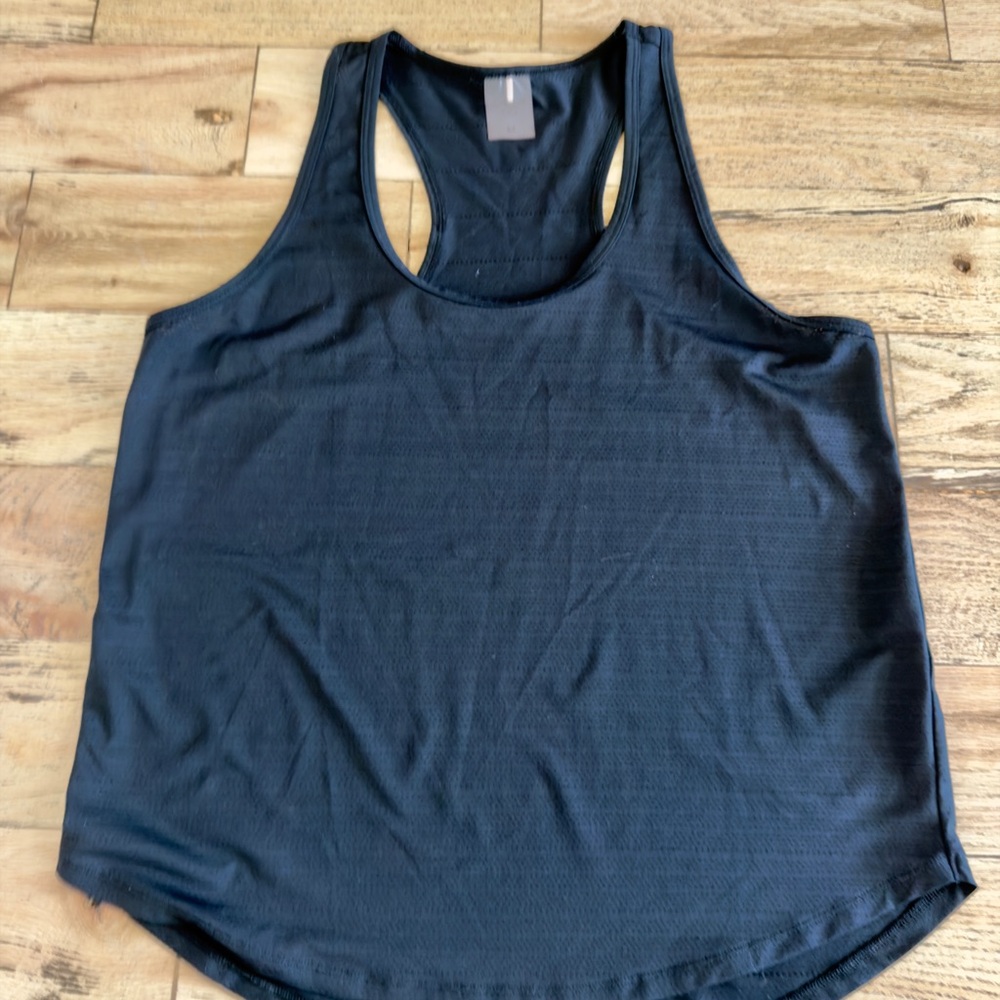 CALIA Women's Black Performance Racerback Tank Top - Black Medium